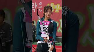 tzuyu the beautiful korean archery with good skill [upl. by Chloette236]