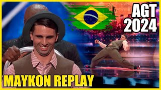 Sabotaram o Brasileiro Maykon Replay no Americas Got Talent 2024 [upl. by Kersten325]