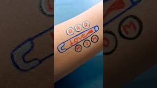 Papa tattoo design❤️ trending viral ytshorts satisfying shortvideo tattoo tatooart papa maa [upl. by Eecyac]