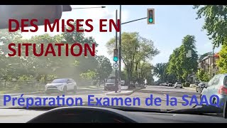 Des Mises En Situation Pour La Préparation DEXAMEN DE CONSUITE DE LA SAAQ👌💯 [upl. by Akahs]