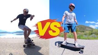 Summerboard VS Electric Skateboard [upl. by Hiltan868]