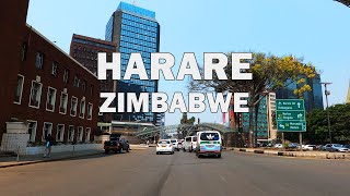 Harare The Capital City of Zimbabwe  Driving Tour 4K [upl. by Leinoto]