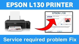 Epson L130 Service required Solution epson l130 printer resster downlode [upl. by Odiug185]