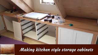 Making kitchen style cabinets from melamine [upl. by Brantley660]