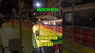 The Wicked Yellow brick carpet is being set up in Sydney wicked sydney arianagrande trending [upl. by Dotson]