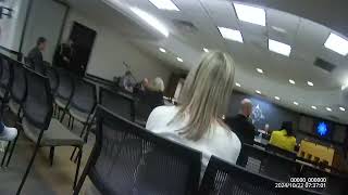 Chippewa Valley School Board meeting  102124  Body Cam Footage  Clinton Township Michigan [upl. by Anivad]