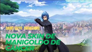 Nova skin de Manigoldo de Câncer  Saint Seiya Awakening [upl. by Douty47]