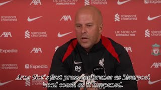 Watch Arne Slot’s first press conference as Liverpool head coach as it happened [upl. by Airdnala]