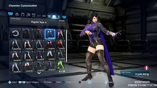 TEKKEN 7  Zafina Customization DLC Character 2019 [upl. by Vanni]