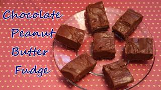 Chocolate Peanut Butter Fudge [upl. by Brunhilde238]