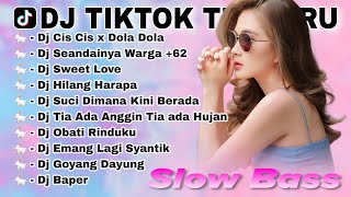 DJ SLOW BASS TERBARU 2024  DJ CIS CIS X DOLA DOLA KITA SALAH DOLA  DJ TIKTOK FYP FULL ALBUM [upl. by Elaynad]