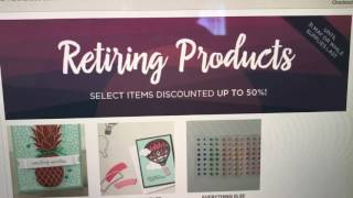 Stampin Up Clearance rack update [upl. by Loredo]