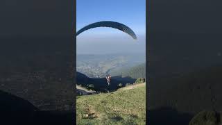 Paragliding in bir billing 9015011185 travel paragliding flying adveture shots [upl. by Laekim]