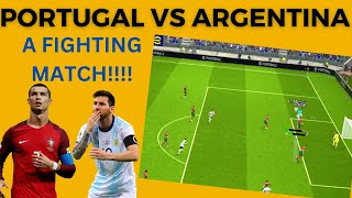 ARGENTINA VS PORTUGALPREDICT THE SCORE Efootball  Pes 2023 [upl. by Natassia]