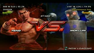 Tekken 6 PPSSPP Feng vs Mokujin ultra hard🔥 [upl. by Gershon348]