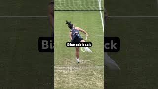 Bianca Andreescu playing Libema Open tennis tennisplayer wta [upl. by Enitnatsnoc]