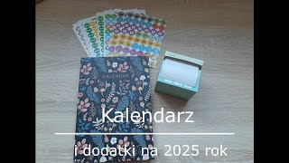 Kalendarz na 2025 rok 🗓️ oraz dodatki do kalendarza które mi pomagają w planowaniu [upl. by Oiziruam396]