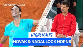 Nadal In Stunning Form amp Defeats Djokovic In Iconic 2020 Final  Roland Garros Rewind  Eurosport [upl. by Fuld]