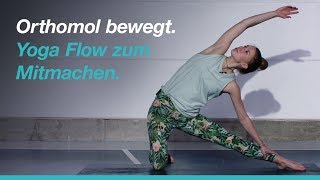 Yoga Flow zum Mitmachen  Orthomol bewegt [upl. by Ainna]