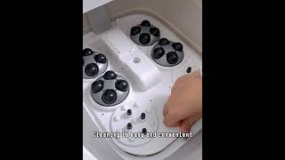 collapsible foot bath foot massagerfoot massager electric machinefoot spa massager bath heating [upl. by Ogirdor]