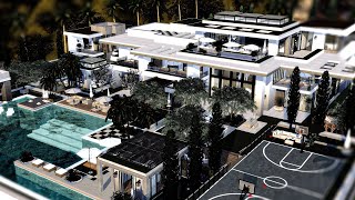 Step Inside This HighEnd Beverly Hills Celebrity Estate  The Sims 4 Builds  200 Sunset Boulevard [upl. by Acceber938]