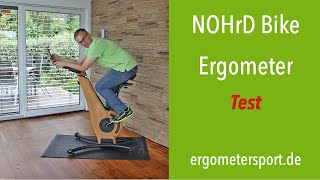 Nohrd Bike Fahrradergometer im Test  ergometersportde [upl. by Grier]