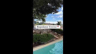 Hot Springs Day Trip in Rapolano Terme shorts hotsprings [upl. by Beutler]