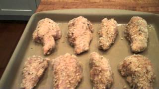 Oven Roasted Salt amp Pepper Wings Gluten Free [upl. by Eilema]