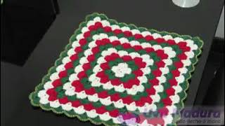 🧶INDIVIDUALES NAVIDEÑOS a CROCHET El tutorial en Uva Madura Crochet [upl. by Parsons400]