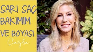 Çağla  Sarı Saç Bakımım amp Boyası  GüzellikModa [upl. by Audie33]