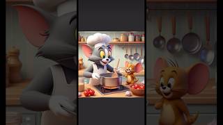 Tom And Jerry Cooking 🧑‍🍳 shorts cartoon tomandjerry [upl. by Delano660]