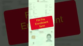 NID PreEnrollment Online Form [upl. by Handel]