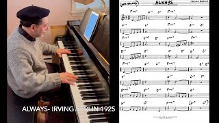 Always Irving Berlin atonalmusic pianoimprovisation [upl. by Youlton]