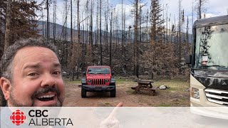 A first glimpse at Jaspers fireravaged campgrounds [upl. by Annette]