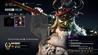 For Honor  Shugoki Build Loadout 108 Gear Score [upl. by Aciret260]