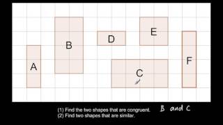 GCSE Maths Congruency and Similarity Introduction Basic Terminology [upl. by Zenas]