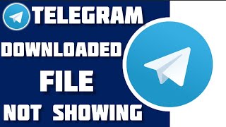 Telegram Downloaded media Files not showing in android  telegram save to downloads not working [upl. by Maegan]