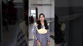 When you have a CRUSH During school days🥰Watch till End😁sharmilageorge shorts [upl. by Nesnah]