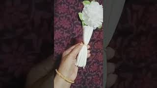 very easy paper napkin flowers [upl. by Ocirrej]