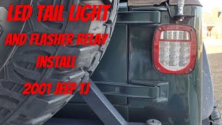 Installing LED Taillights on Jeep TJ [upl. by Yzeerb]