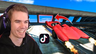 I Tried VIRAL TikTok STUNTS In GTA 5 [upl. by Tiat]