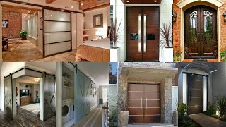 80 Ideas de PUERTAS MODERNAS para interiores y exteriores de casas [upl. by Noiek]