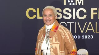 Shari Belafonte 2023 TCM Classic Film Festival Opening Night Red Carpet Arrivals with Sam Behrens [upl. by Kamaria]