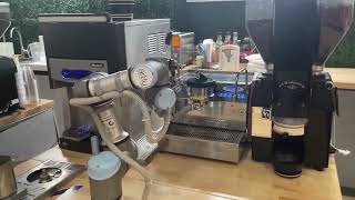 California coffee shop has robot baristas who make your drink [upl. by Yssim371]