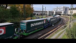 DuvenbeckContainerzug unterwegs nach Österreich [upl. by Hsan]