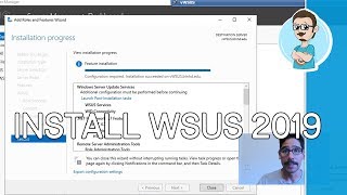 Install WSUS on Windows Server 2019 [upl. by Yhtir]