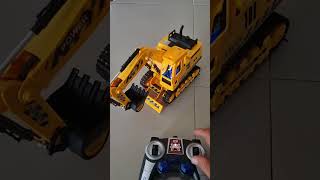 juguete excavadora rc control remoto rc excavator toys radio control short toys juguetes [upl. by Karlik]