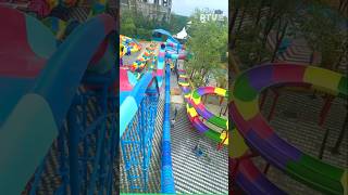 Best Water Park Near Mumbai Thane  waterslide shortfeed fun [upl. by Crowe]