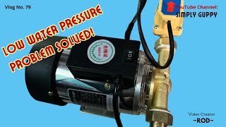 Water Booster Pump Unboxing and Demo  Vlog 79 [upl. by Ariamoy]