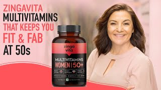 Zingavita Multivitamin for Women 50 for Energy Heart Bones and Skin Support [upl. by Delwin212]